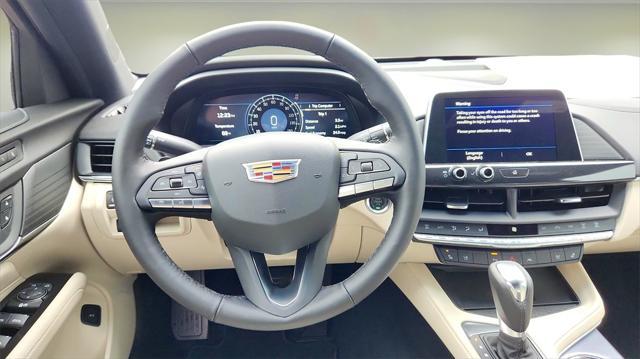 new 2025 Cadillac CT4 car, priced at $45,440