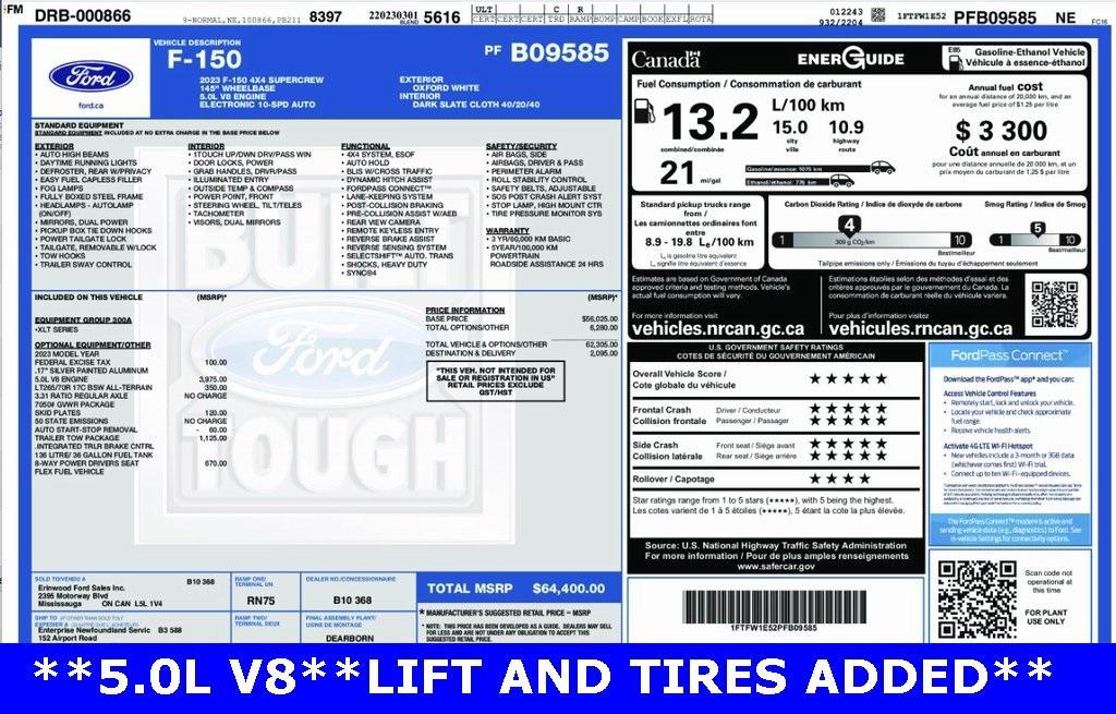 used 2023 Ford F-150 car, priced at $37,595
