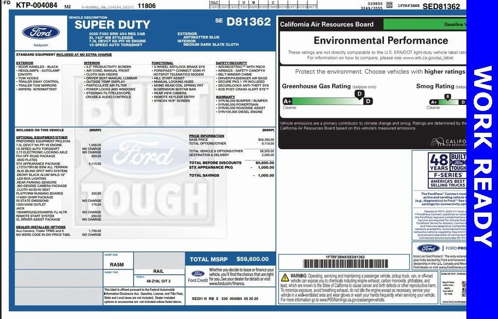 new 2025 Ford F-350 car, priced at $56,520