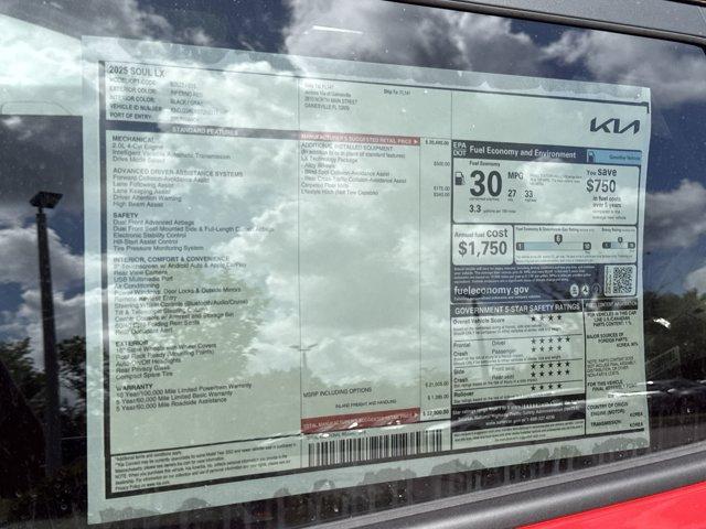 new 2025 Kia Soul car, priced at $22,600