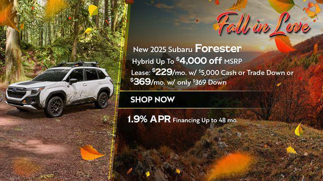 new 2025 Subaru Forester Hybrid car, priced at $43,631