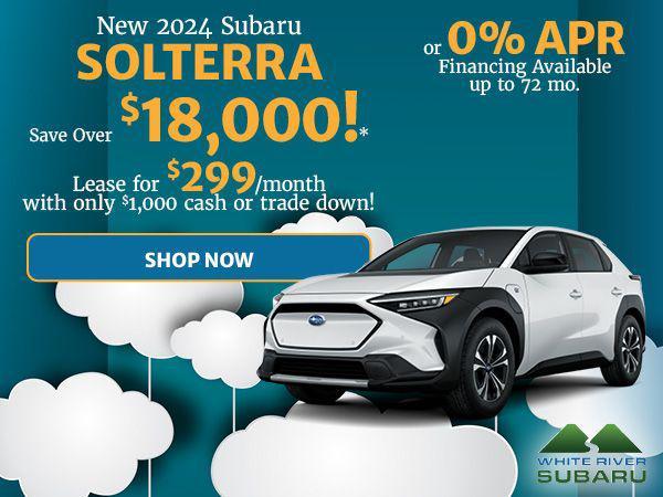 new 2024 Subaru Solterra car, priced at $50,375