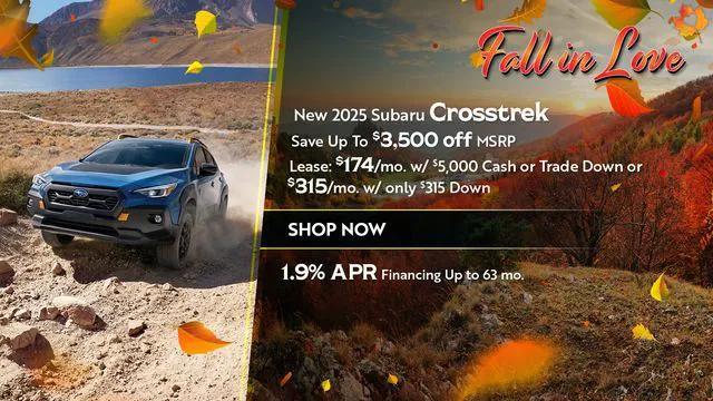 new 2025 Subaru Crosstrek car, priced at $33,454