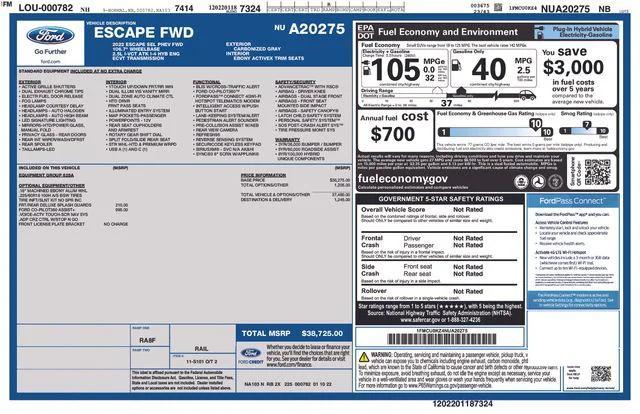 used 2022 Ford Escape car, priced at $22,900