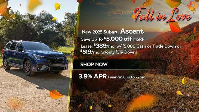 new 2025 Subaru Ascent car, priced at $53,916