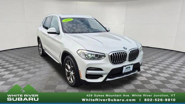 used 2021 BMW X3 car, priced at $26,500