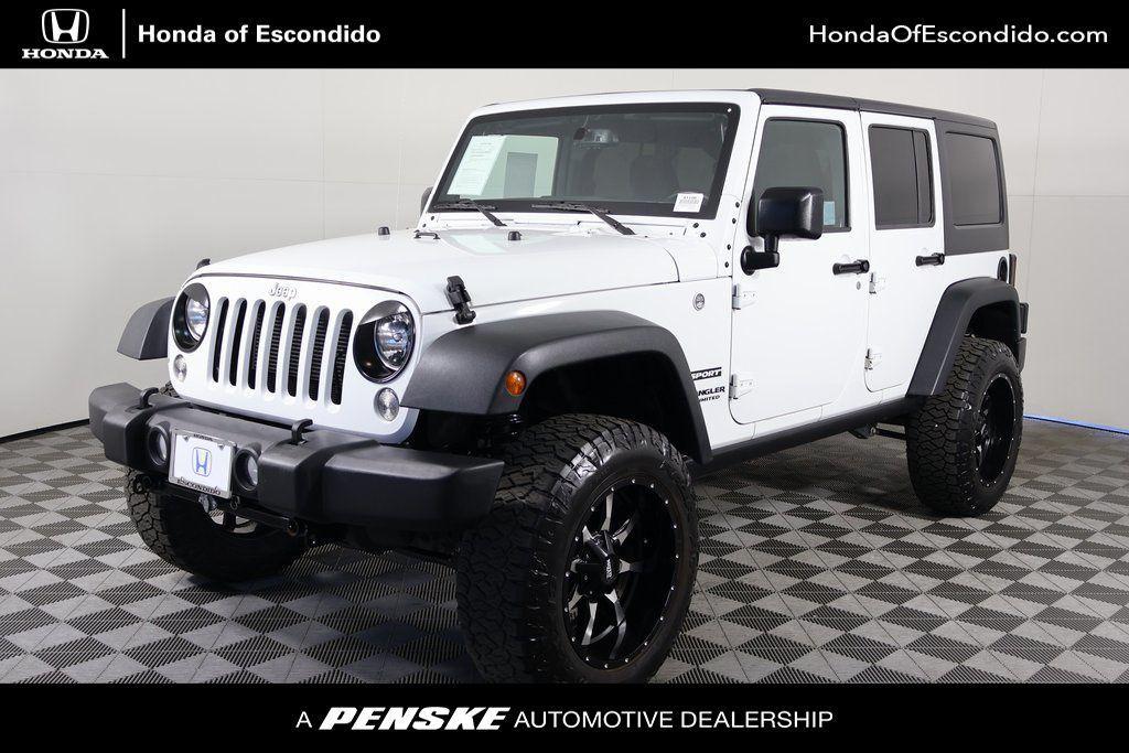 used 2016 Jeep Wrangler Unlimited car, priced at $22,700