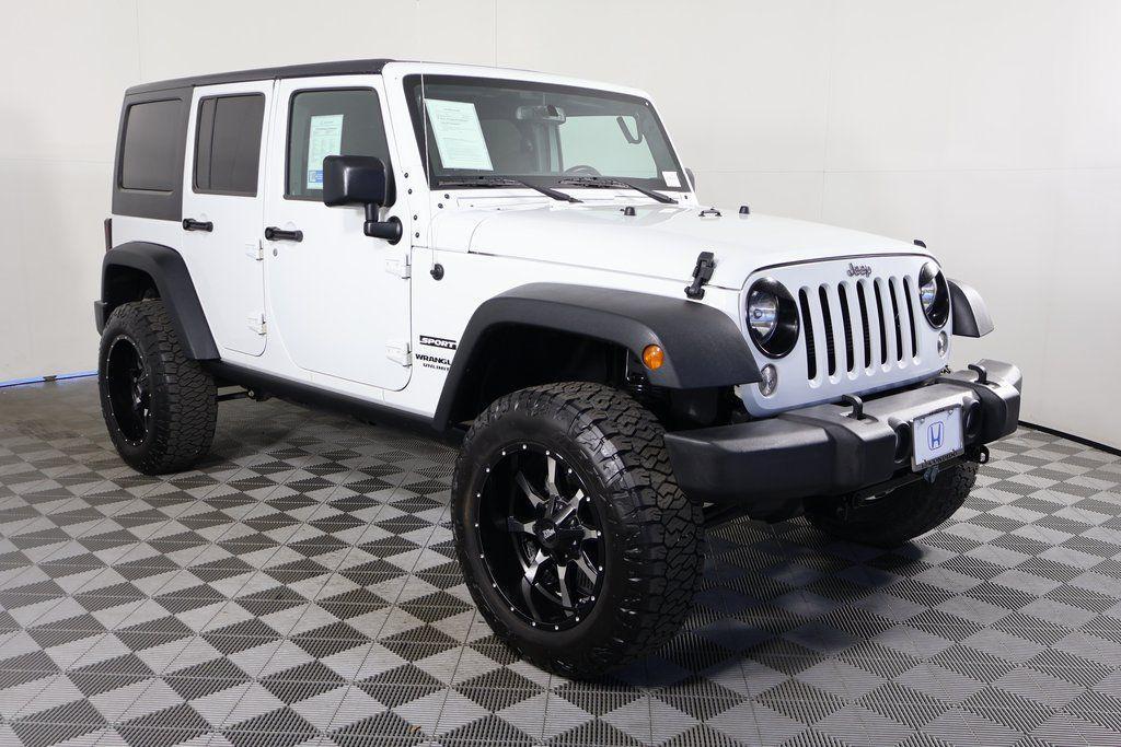 used 2016 Jeep Wrangler Unlimited car, priced at $22,700