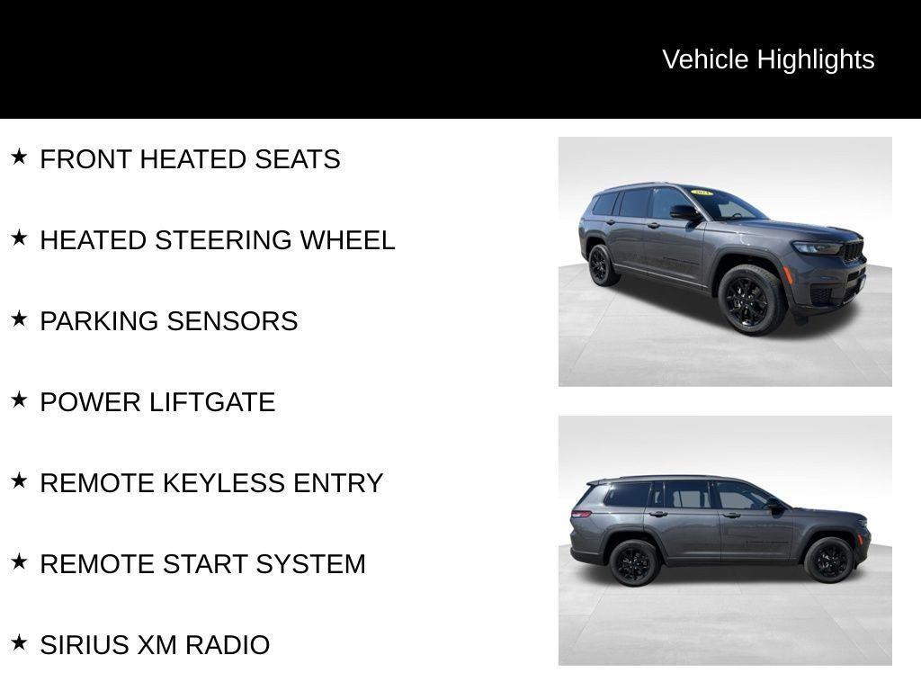 used 2024 Jeep Grand Cherokee L car, priced at $32,000
