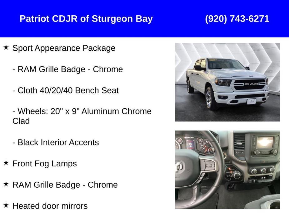 new 2024 Ram 1500 car, priced at $42,395