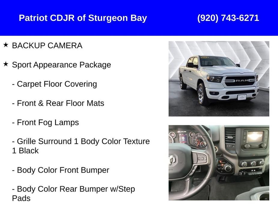 new 2024 Ram 1500 car, priced at $42,395