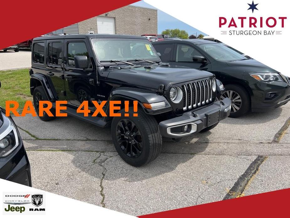 used 2021 Jeep Wrangler Unlimited 4xe car, priced at $35,014