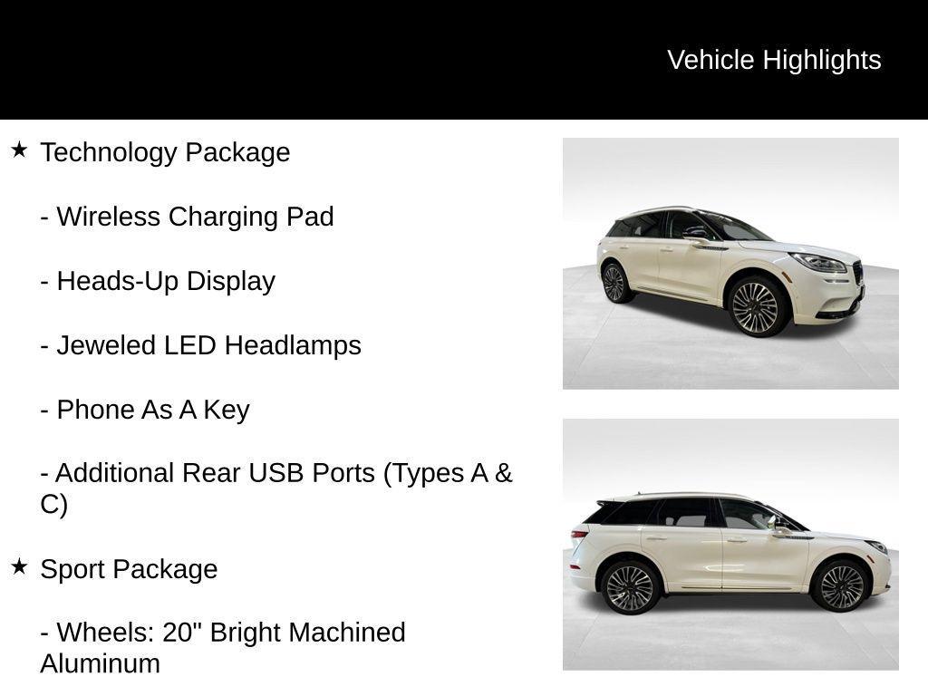 used 2021 Lincoln Corsair car, priced at $26,900