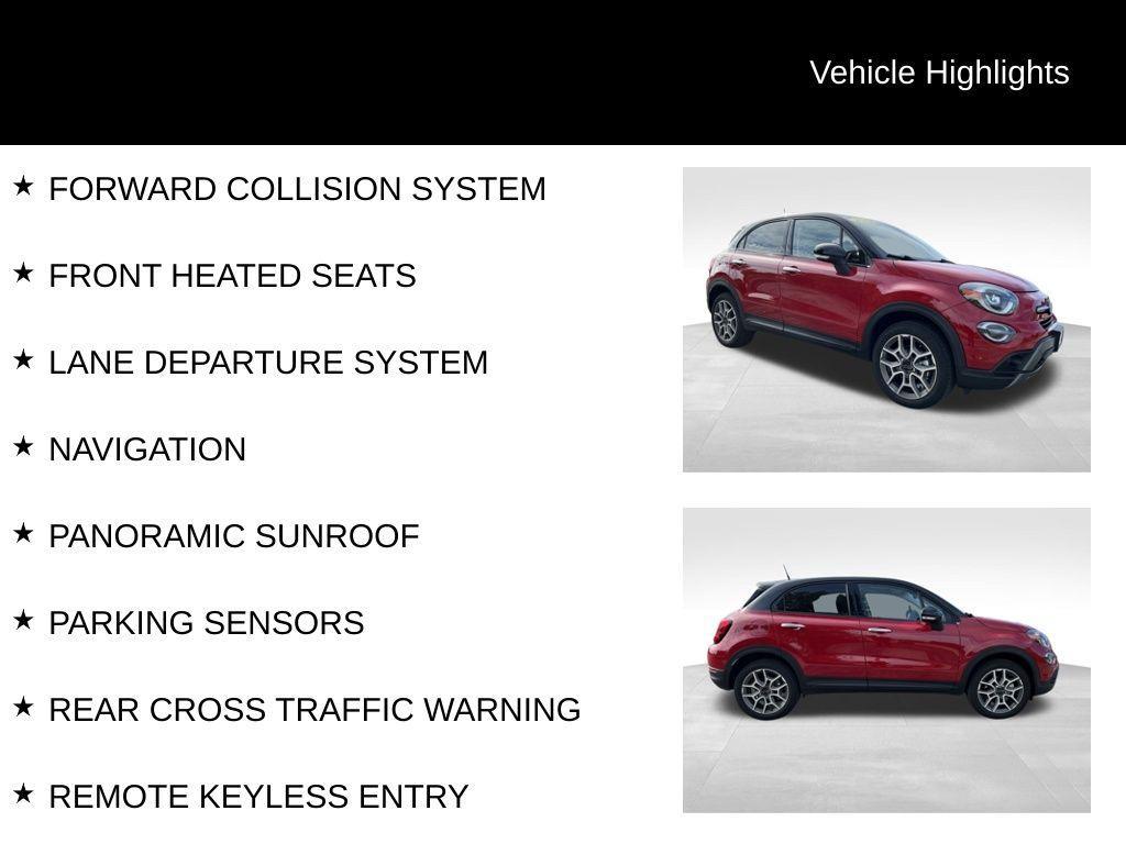 used 2021 FIAT 500X car, priced at $19,888