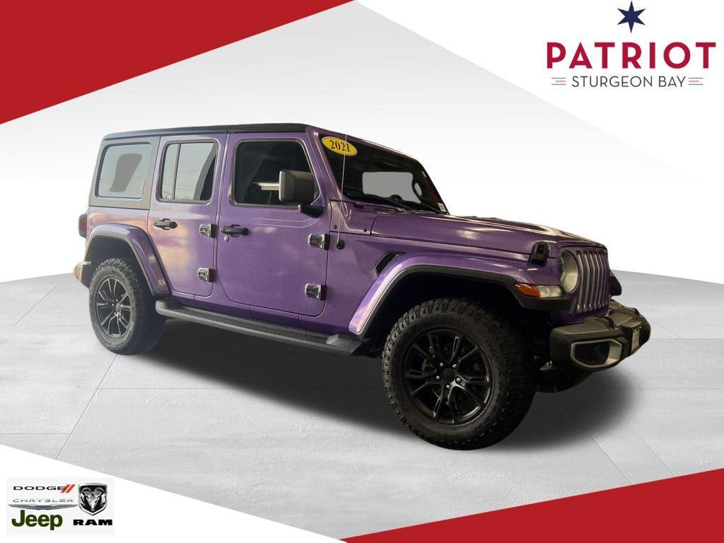 used 2021 Jeep Wrangler Unlimited car, priced at $34,870