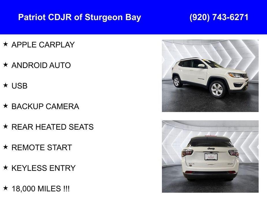 used 2018 Jeep Compass car, priced at $19,990