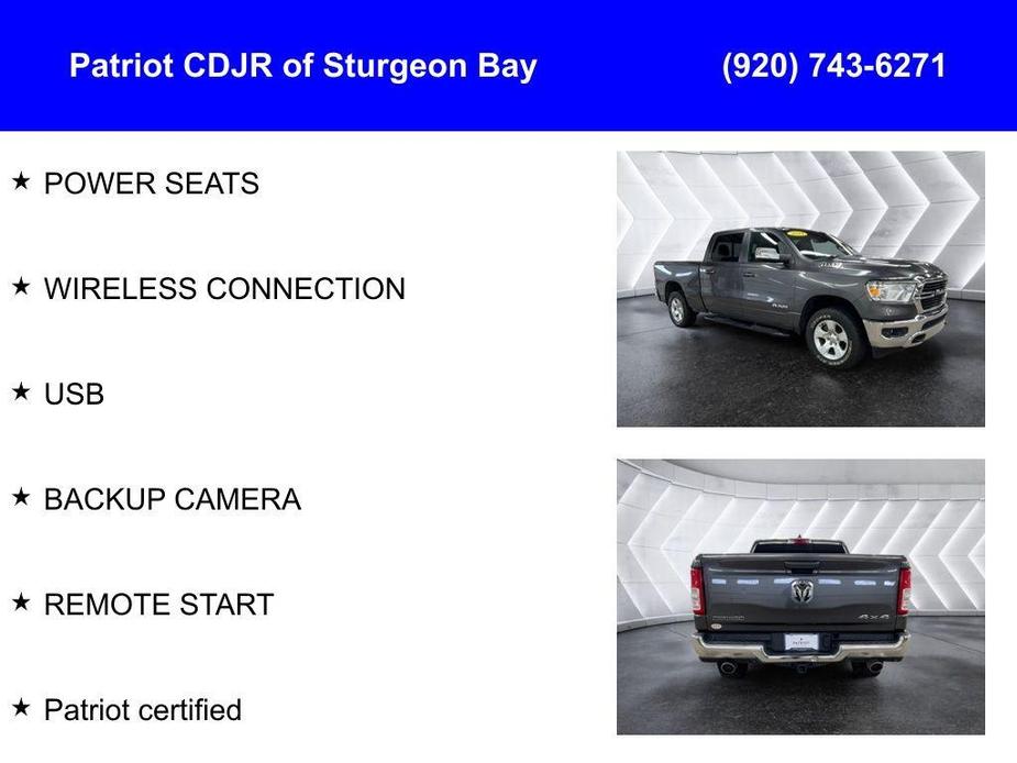 used 2021 Ram 1500 car, priced at $32,850