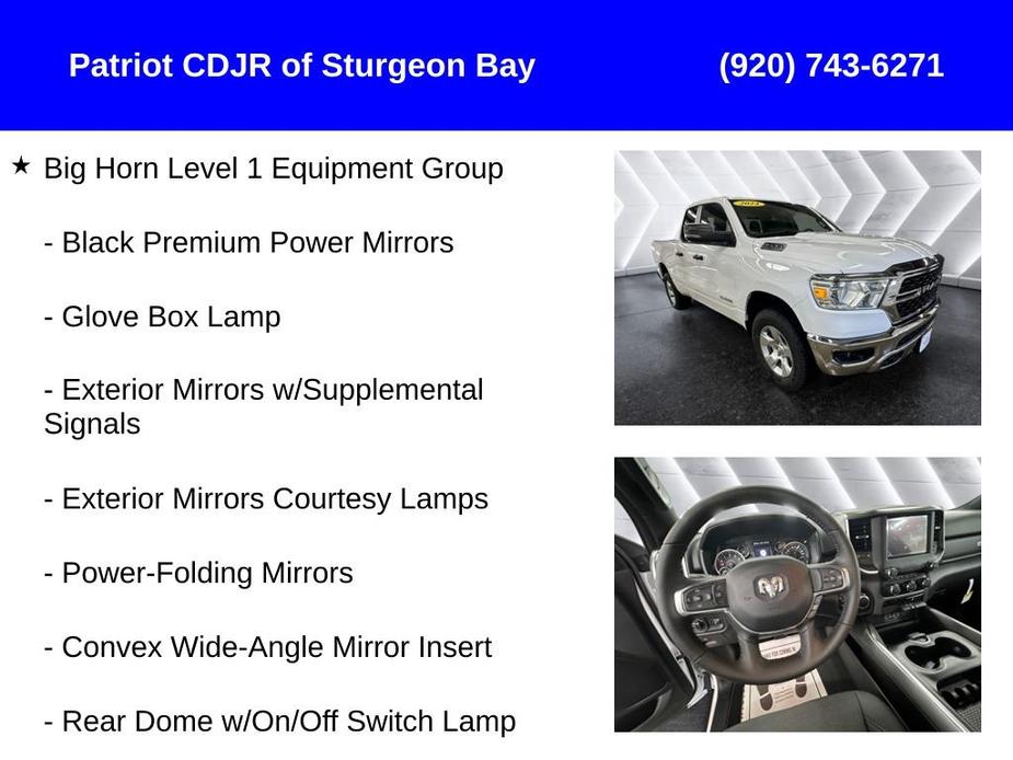 new 2024 Ram 1500 car, priced at $44,495