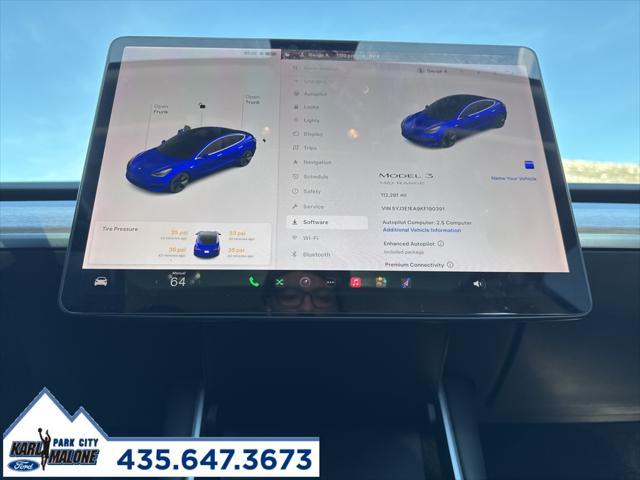 used 2019 Tesla Model 3 car, priced at $17,505