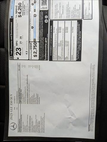 new 2025 Mercedes-Benz GLE 350 car, priced at $66,765