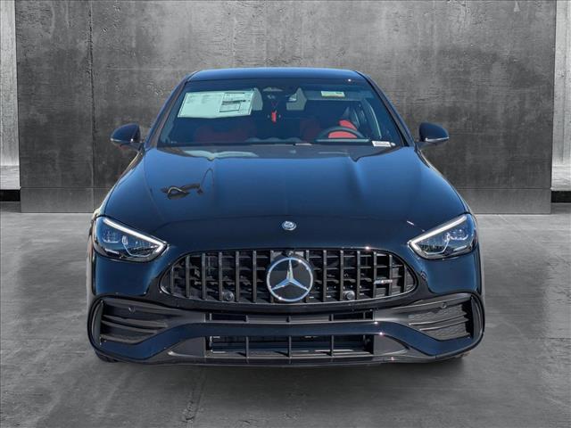 new 2025 Mercedes-Benz AMG C 43 car, priced at $69,915