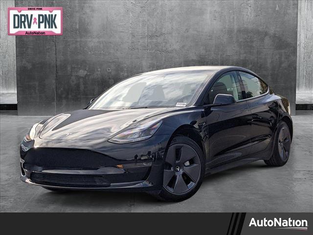 used 2023 Tesla Model 3 car, priced at $27,745