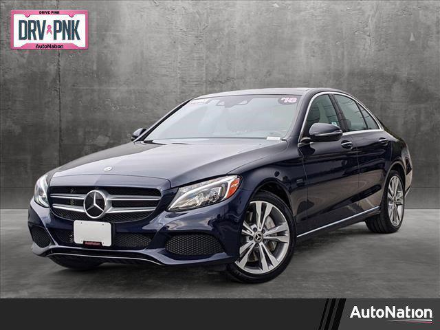 used 2018 Mercedes-Benz C-Class car, priced at $19,495