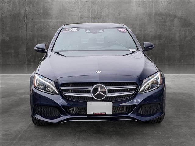 used 2018 Mercedes-Benz C-Class car, priced at $18,795