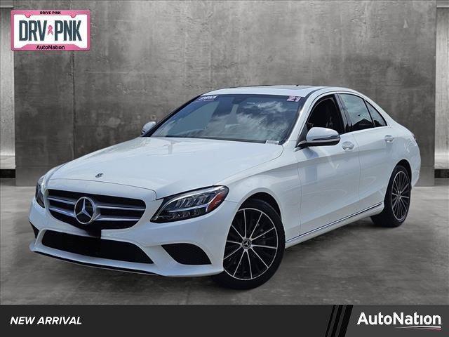 used 2021 Mercedes-Benz C-Class car, priced at $30,995