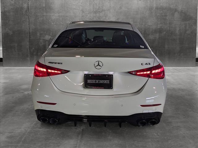 new 2024 Mercedes-Benz AMG C 43 car, priced at $65,445