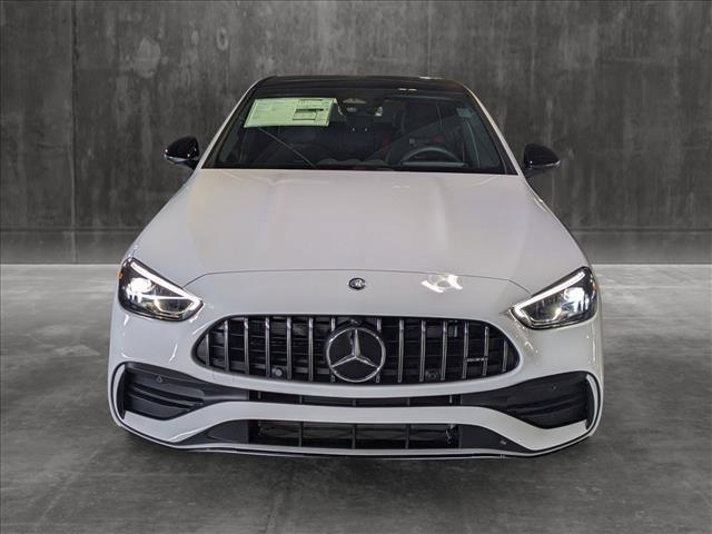 new 2024 Mercedes-Benz AMG C 43 car, priced at $65,445
