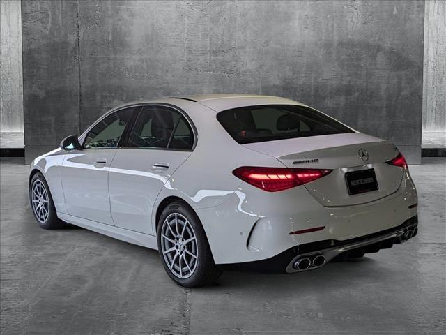 new 2025 Mercedes-Benz AMG C 43 car, priced at $67,300