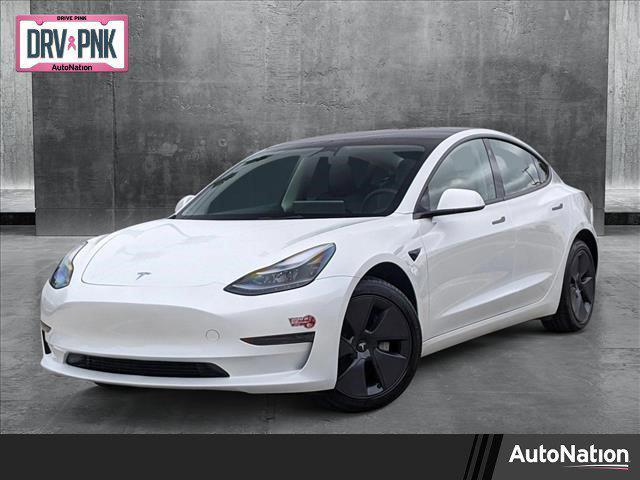 used 2023 Tesla Model 3 car, priced at $25,495