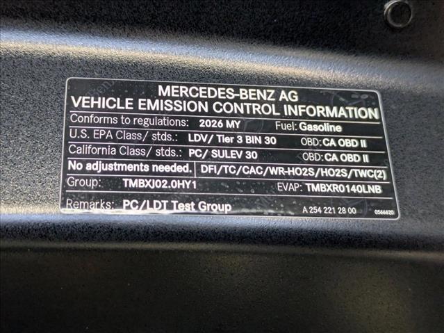 new 2026 Mercedes-Benz GLC 300 car, priced at $55,540
