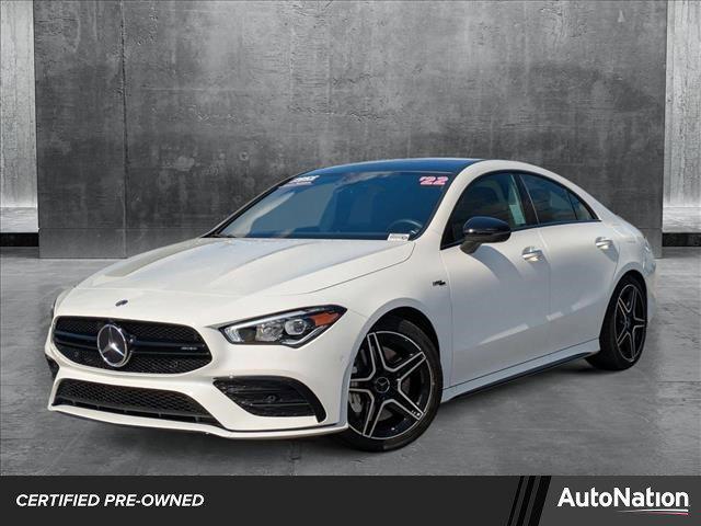 used 2022 Mercedes-Benz AMG CLA 35 car, priced at $41,995