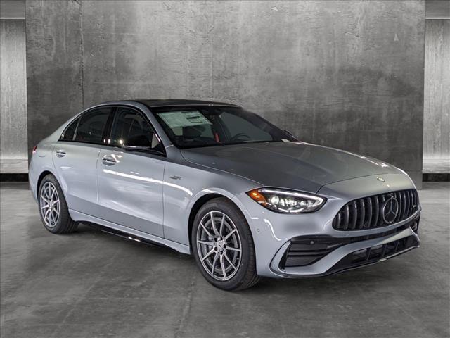 new 2024 Mercedes-Benz AMG C 43 car, priced at $69,705