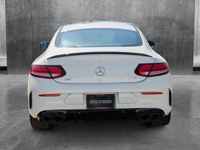 used 2021 Mercedes-Benz AMG C 43 car, priced at $40,995