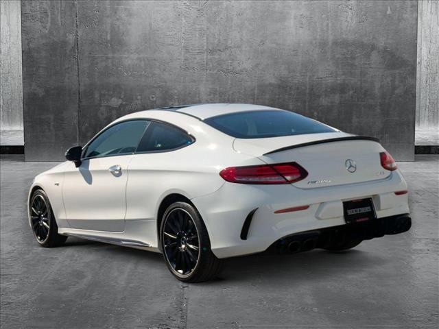 used 2021 Mercedes-Benz AMG C 43 car, priced at $40,995