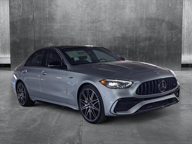 new 2025 Mercedes-Benz AMG C 43 car, priced at $68,665