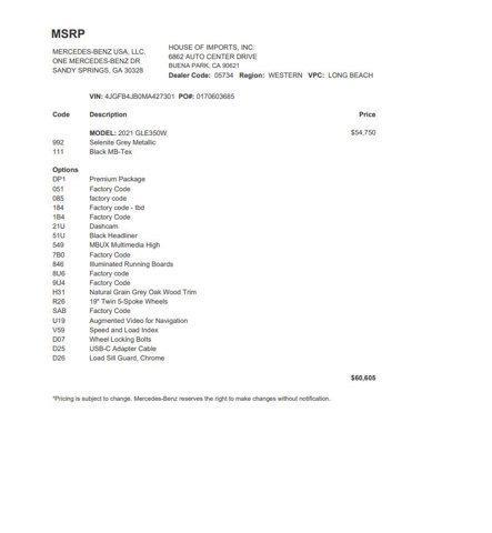 used 2021 Mercedes-Benz GLE 350 car, priced at $28,495