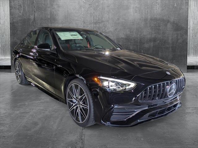 new 2025 Mercedes-Benz AMG C 43 car, priced at $67,915