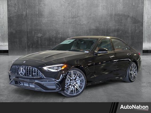 new 2025 Mercedes-Benz AMG C 43 car, priced at $71,120
