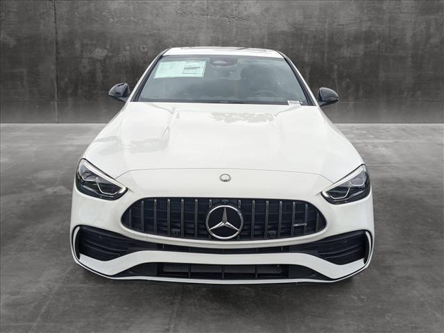 new 2024 Mercedes-Benz AMG C 43 car, priced at $64,690