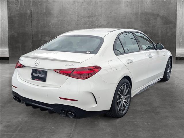 new 2024 Mercedes-Benz AMG C 43 car, priced at $64,690