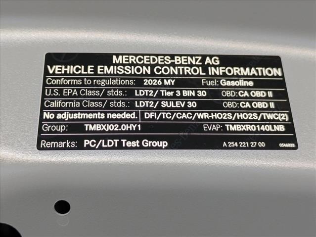 new 2026 Mercedes-Benz GLC 300 car, priced at $64,680