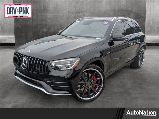 used 2021 Mercedes-Benz AMG GLC 43 car, priced at $45,995