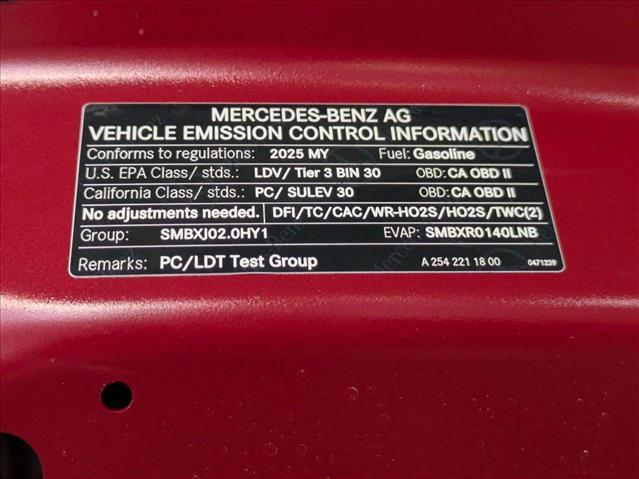 new 2025 Mercedes-Benz GLC 300 car, priced at $55,040