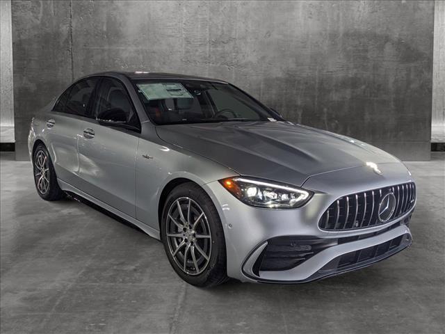 new 2024 Mercedes-Benz AMG C 43 car, priced at $69,705