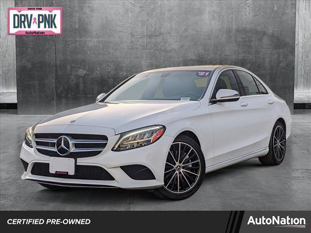 used 2021 Mercedes-Benz C-Class car, priced at $28,995