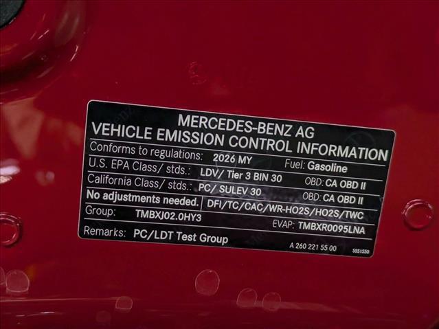 new 2026 Mercedes-Benz CLA 250 car, priced at $46,935